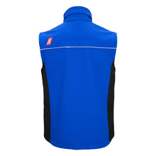 NITRAS MOTION TEX LIGHT, gilet softshell, blu royal / nero