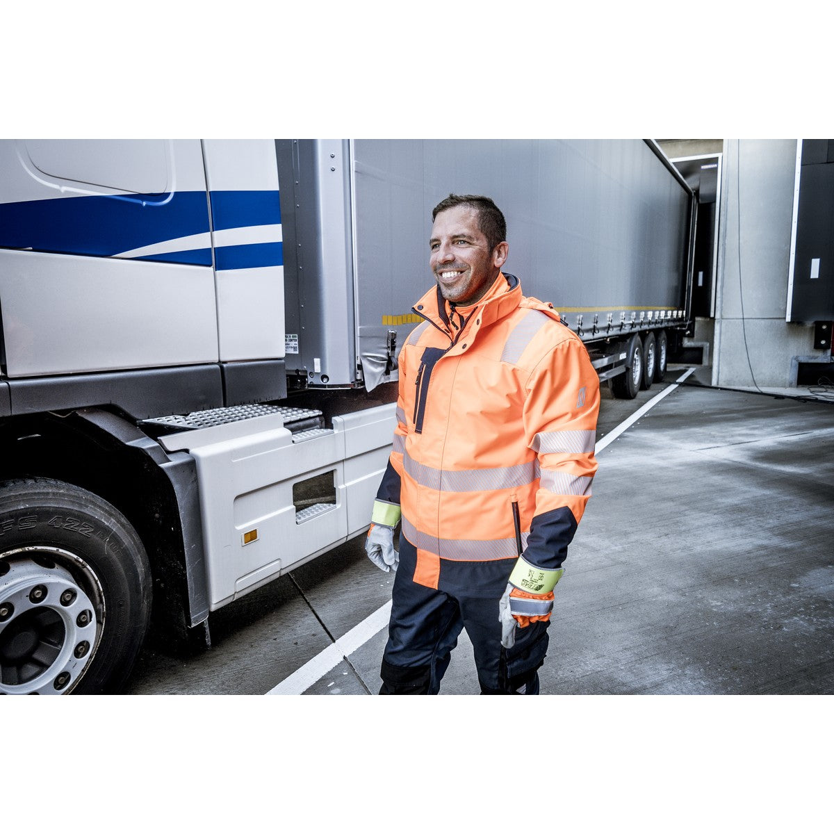 NITRAS MOTION TEX VIZ PLUS, giacca multifunzionale ad alta visibilità