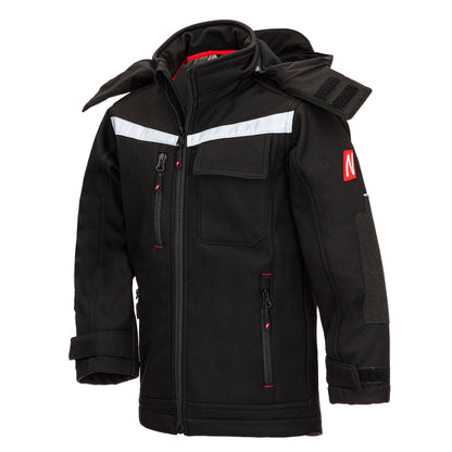 NITRAS MOTION TEX KIDS, giacca softshell, nera