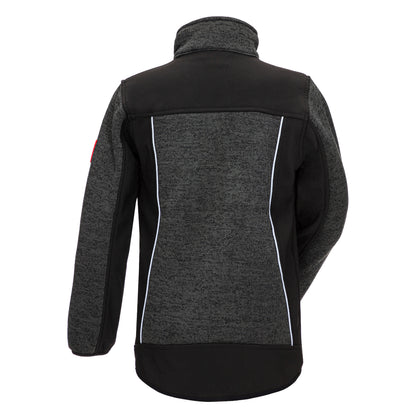 NITRAS MOTION TEX KIDS, giacca softshell in maglia, nera