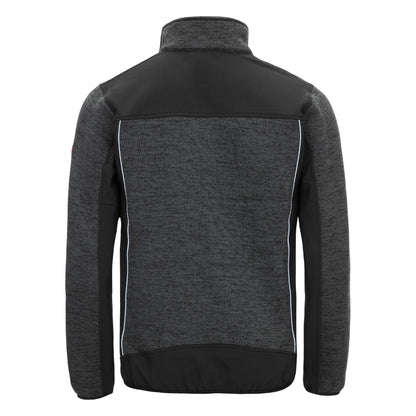 NITRAS MOTION TEX PLUS, giacca softshell in maglia, nera