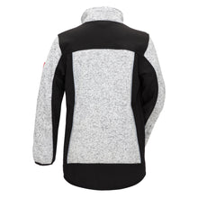 NITRAS MOTION TEX KIDS, giacca softshell in maglia, grigio chiaro/nero