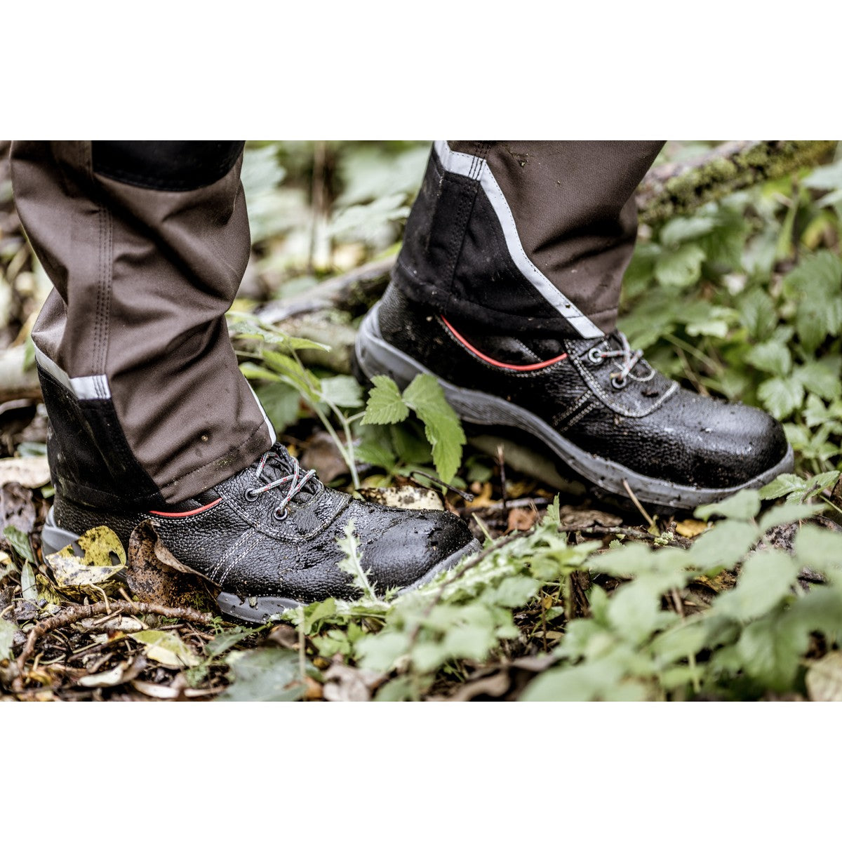 NITRAS STEP MID MF, stivali antinfortunistici S3, altezza media, neri