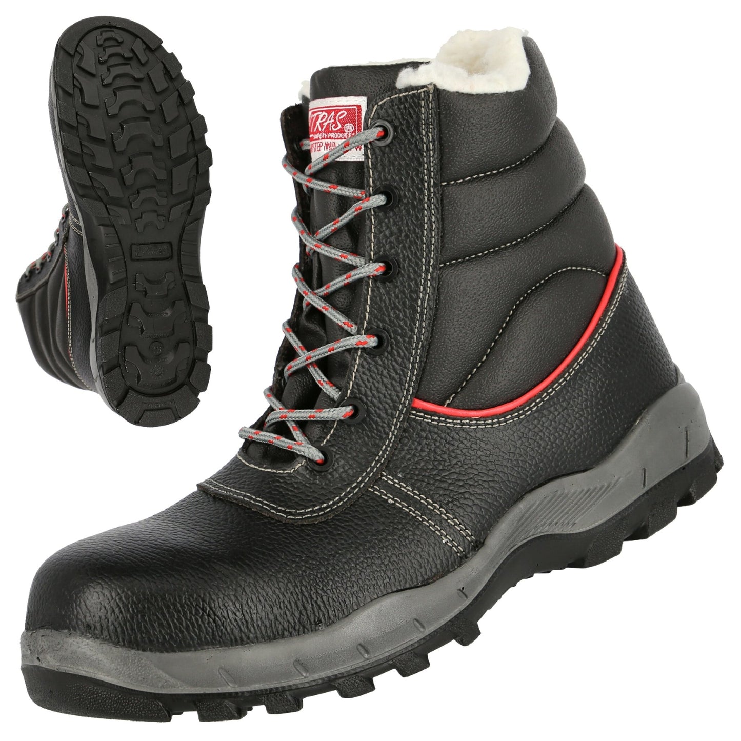 NITRAS STEP MID+ MF W, stivali invernali di sicurezza S3 CI, di media altezza, neri