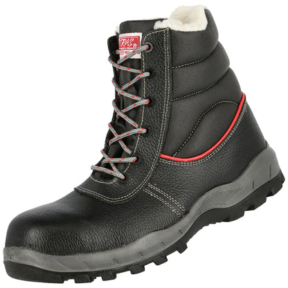 NITRAS STEP MID+ MF W, stivali invernali di sicurezza S3 CI, di media altezza, neri