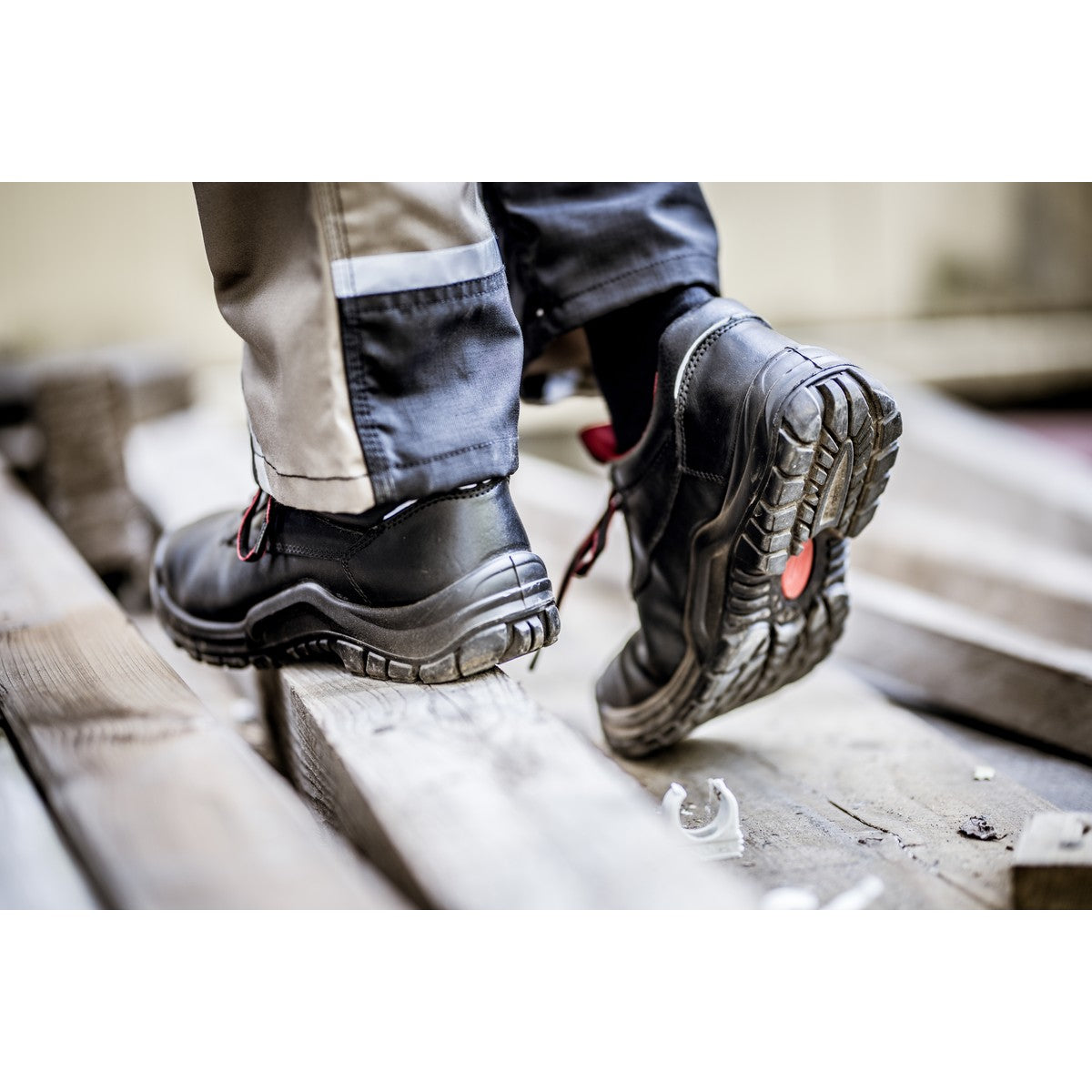 NITRAS POWER STEP, scarpe antinfortunistiche S3 HRO SRC, nere