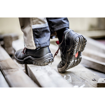 NITRAS POWER STEP, scarpe antinfortunistiche S3 HRO SRC, nere