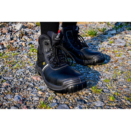 Stivali antinfortunistici NITRAS UTILITY STEP MID, S3L CI FO SR, neri