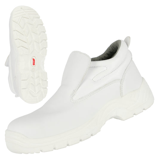 NITRAS CLEAN STEP MID SL, pantofole di sicurezza S2, bianche