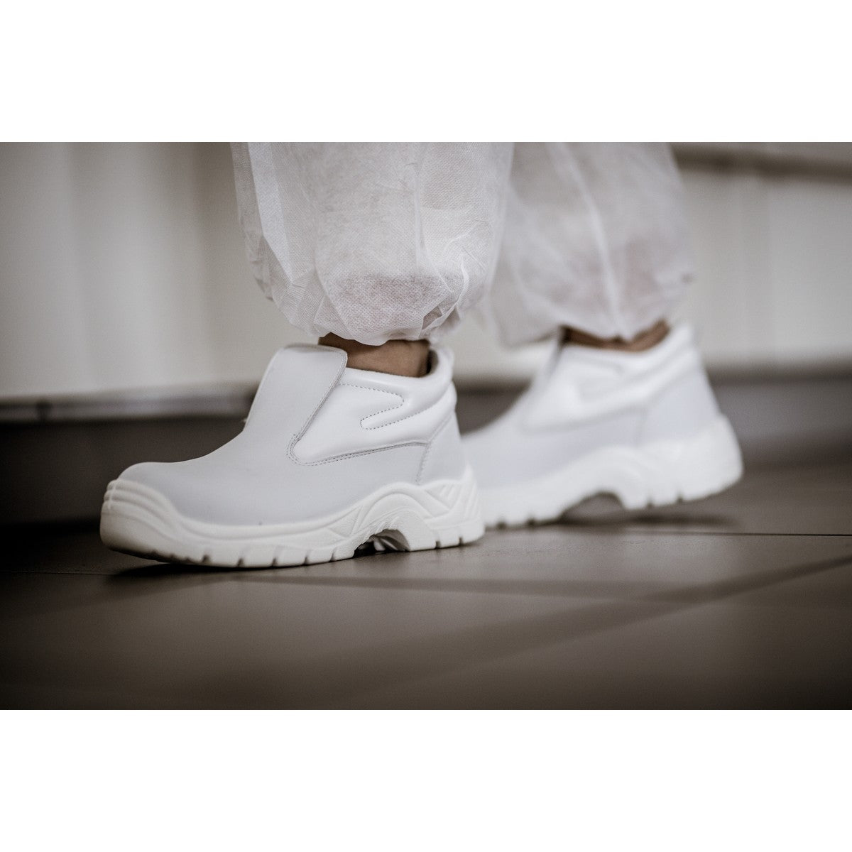 NITRAS CLEAN STEP MID SL, pantofole di sicurezza S2, bianche