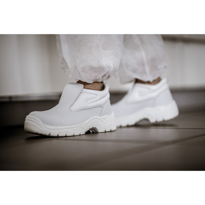 NITRAS CLEAN STEP MID SL, pantofole di sicurezza S2, bianche