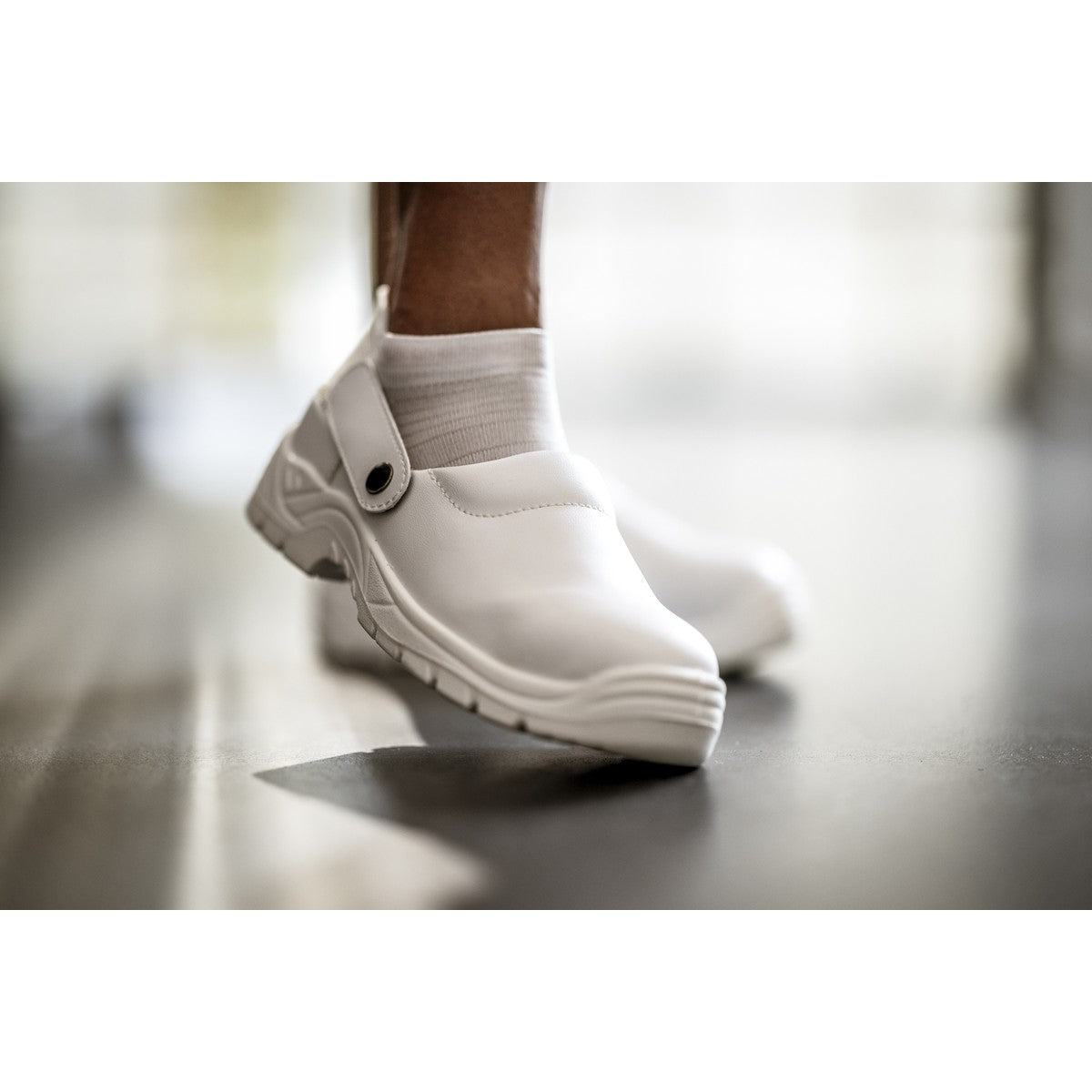 NITRAS CLEAN STEP CL, zoccoli di sicurezza SB, bianchi