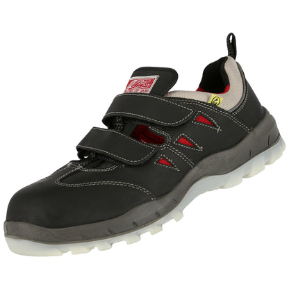 NITRAS SPORT STEP SA, sandali antinfortunistici S1P, neri
