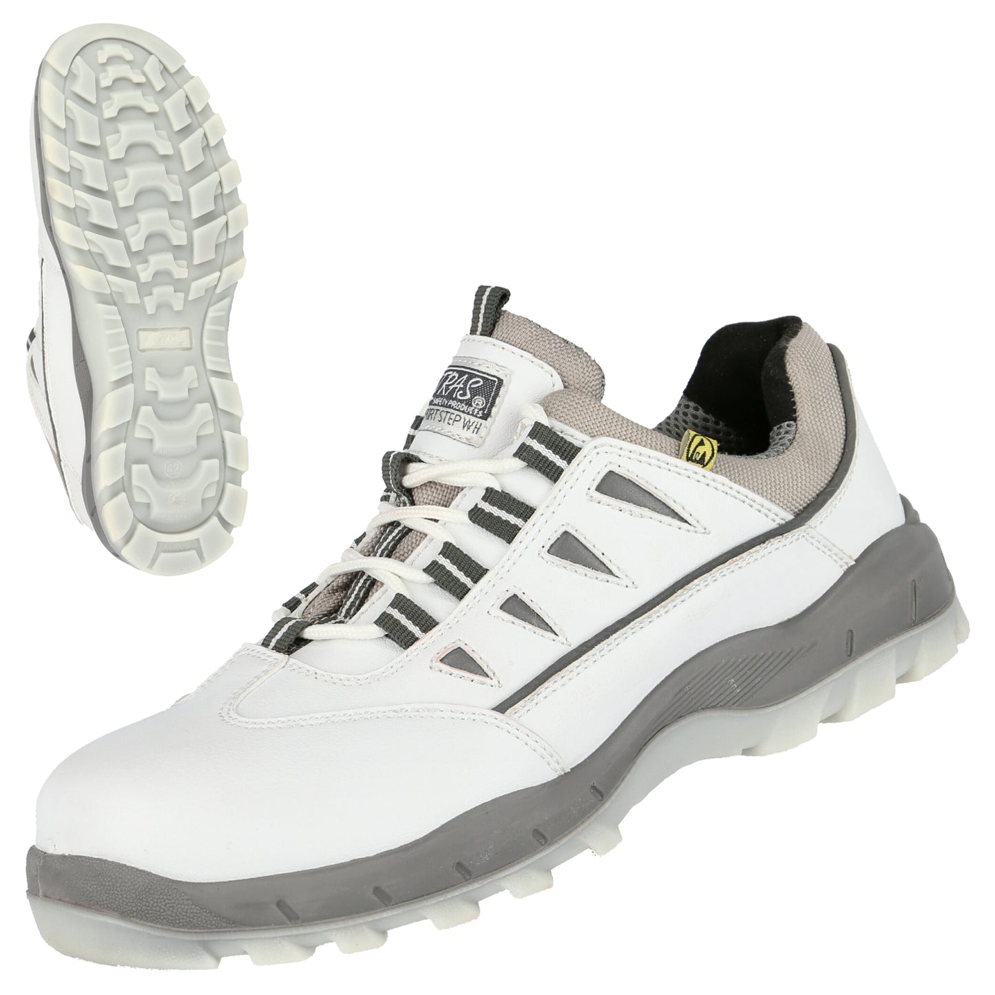 NITRAS SPORT STEP WH, scarpe antinfortunistiche basse, bianche