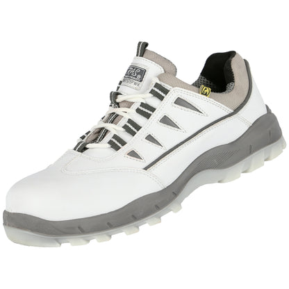 NITRAS SPORT STEP WH, scarpe antinfortunistiche basse, bianche