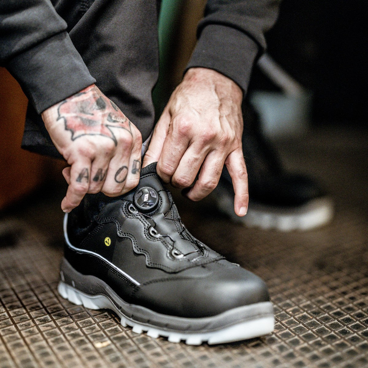 NITRAS SPORT STEP FIT, scarpe basse di sicurezza, nere