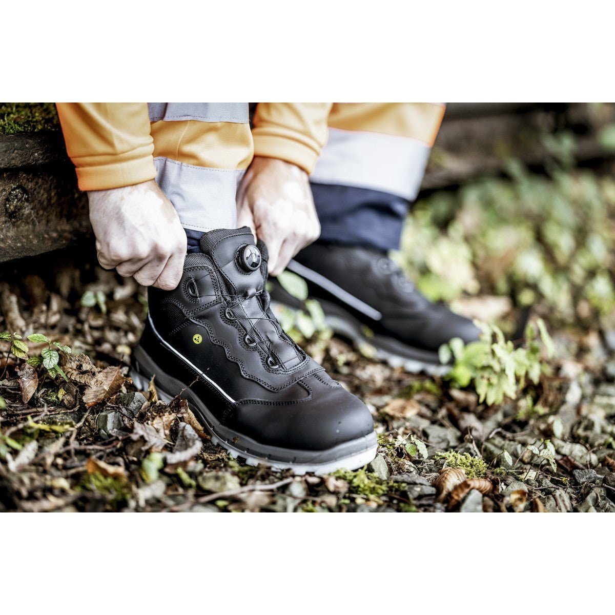 NITRAS SPORT STEP MID FIT, stivali di sicurezza, altezza media, neri