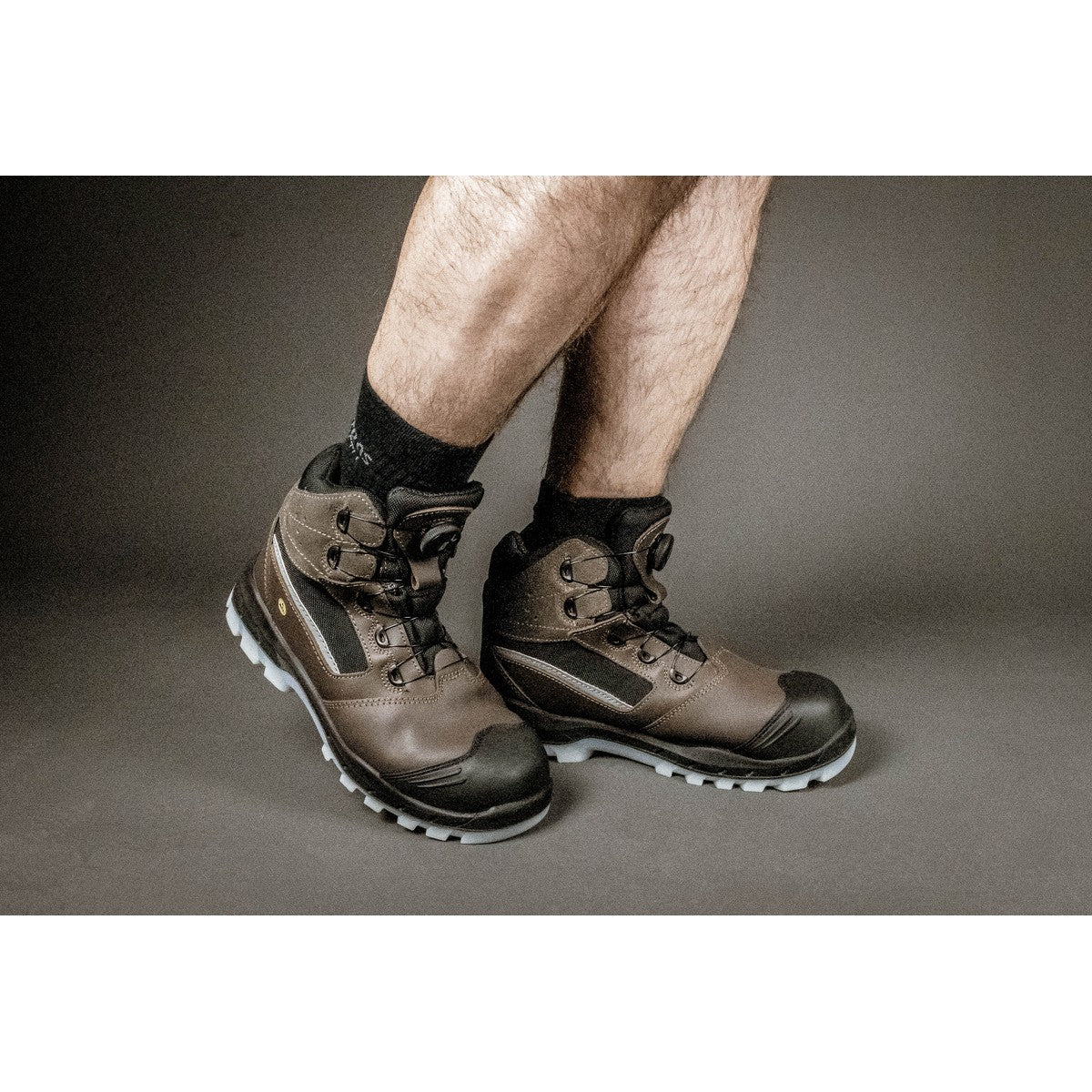 NITRAS TOUGH STEP MID FIT, stivali antinfortunistici S7S CI FO SR, a media altezza