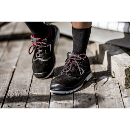 NITRAS EASY STEP, scarpe antinfortunistiche S1P, nere