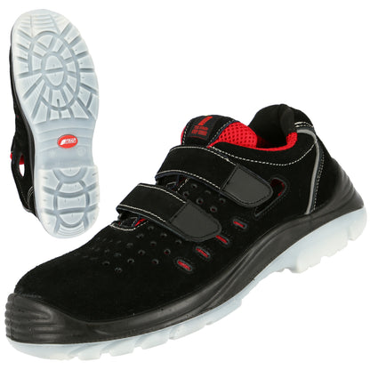 NITRAS EASY STEP SA, sandali antinfortunistici S1P, neri