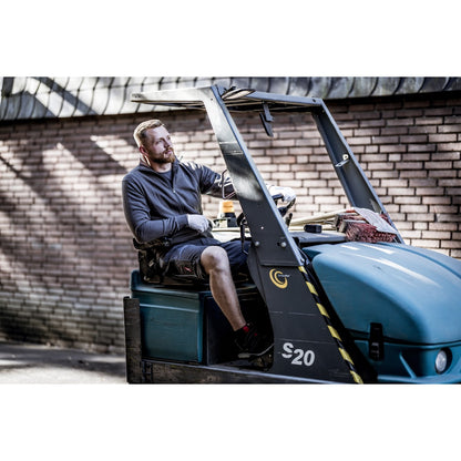 NITRAS MOTION TEX PLUS, pantaloni da lavoro, corti, grigio/nero