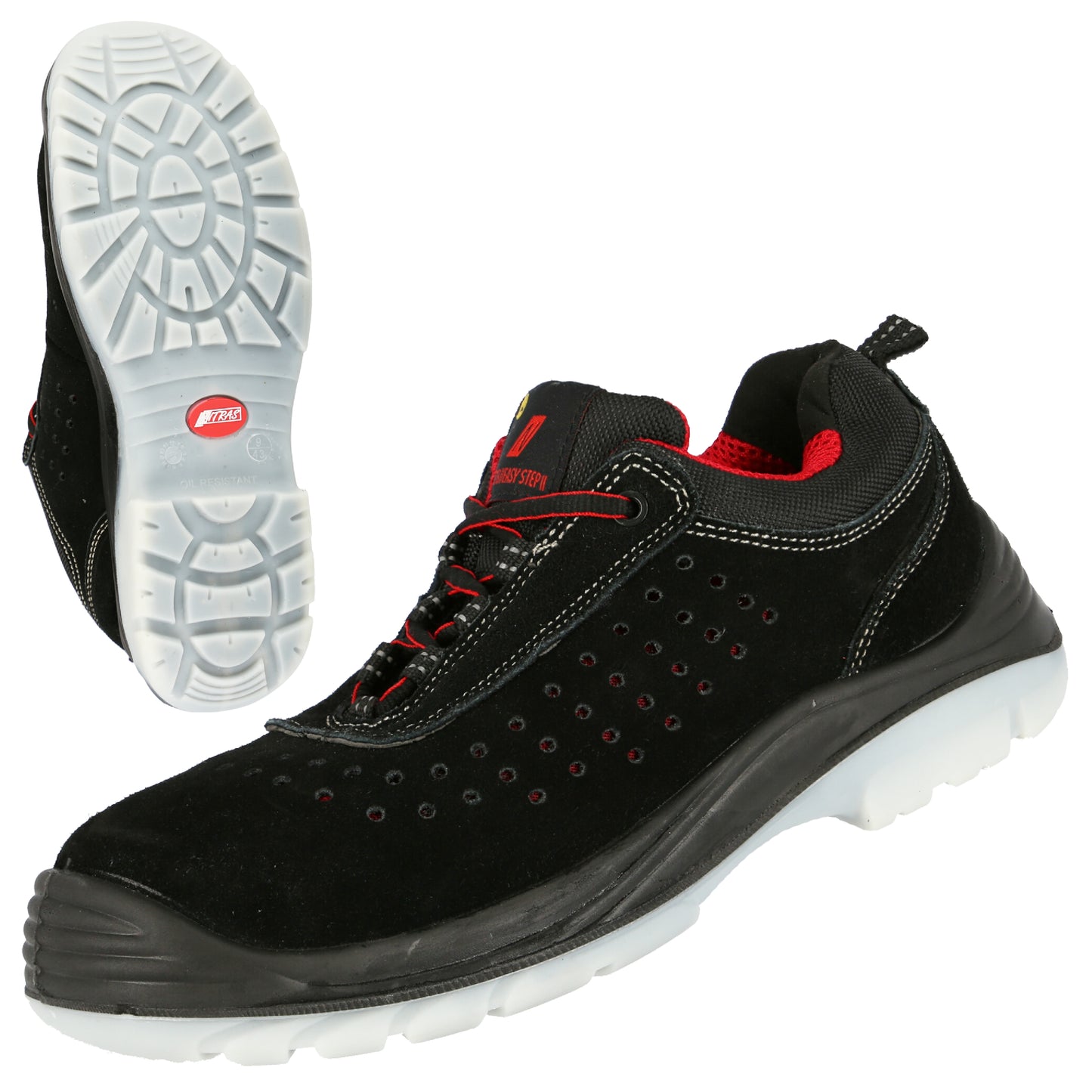 NITRAS EASY STEP P, scarpe antinfortunistiche S1P, nere