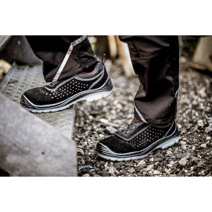 NITRAS EASY STEP P, scarpe antinfortunistiche S1P, nere