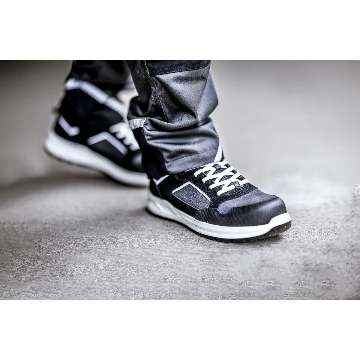 NITRAS CLASSIC STEP, scarpe antinfortunistiche S1P, grigio / nero