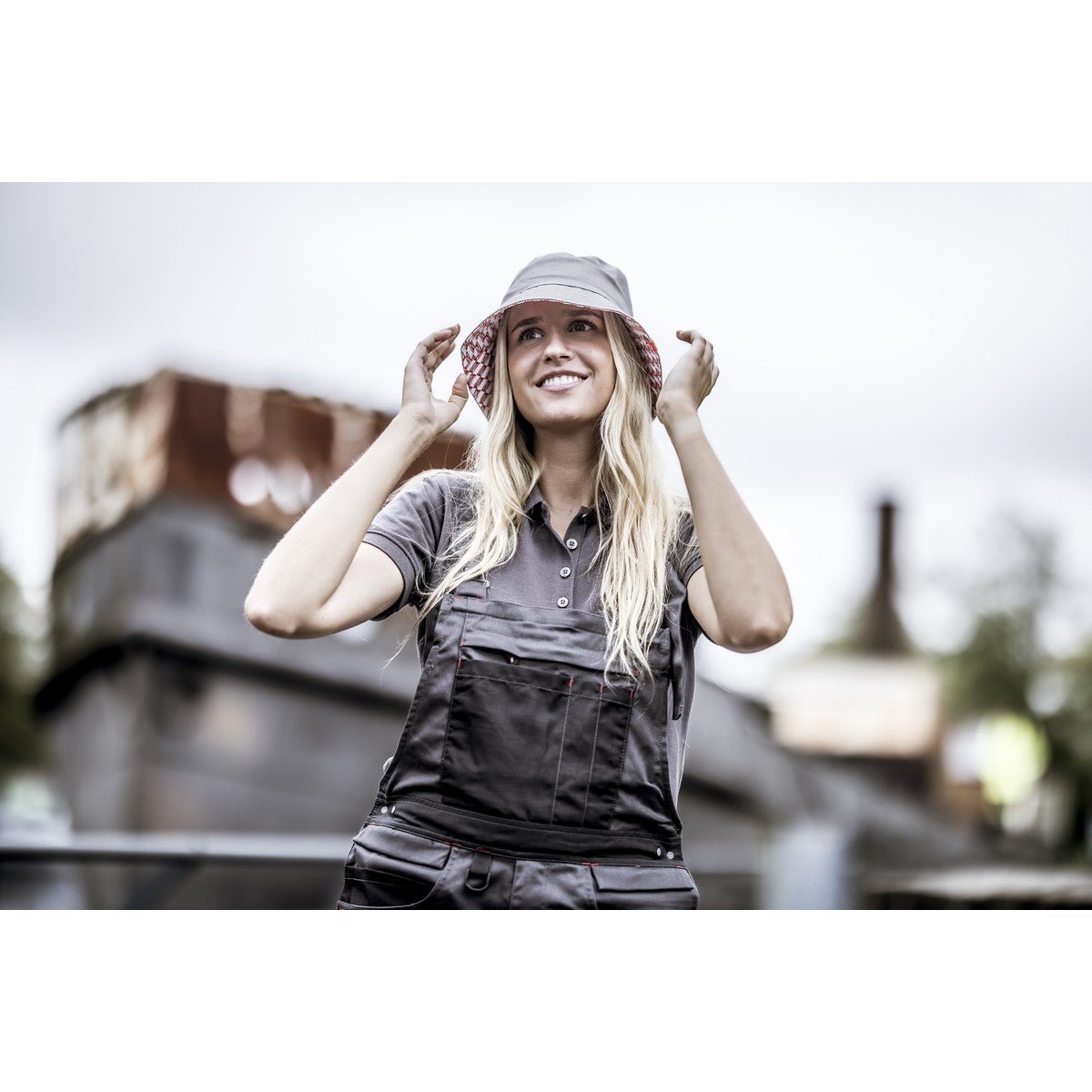 Cappello da pesca NITRAS, grigio chiaro | Confezione (1 pezzo)