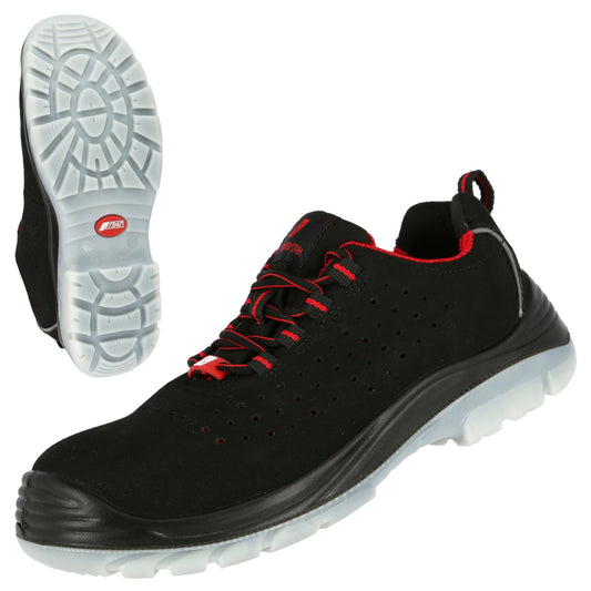 NITRAS MICRO STEP, scarpe antinfortunistiche S1P, nere