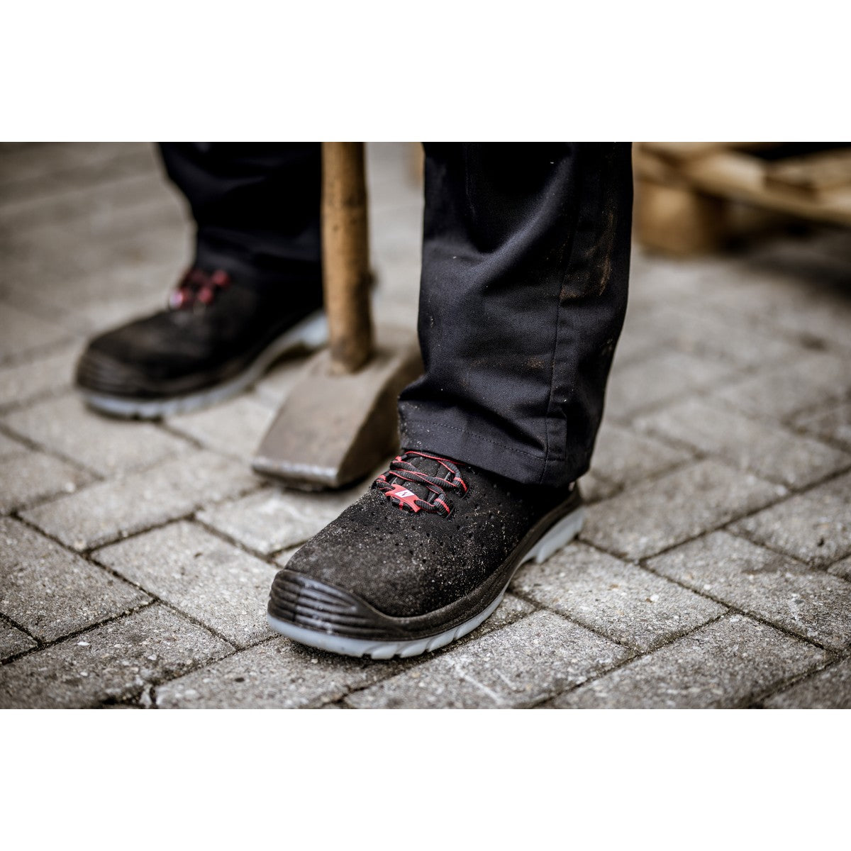 NITRAS MICRO STEP MID, stivali antinfortunistici S1 P, altezza media, neri