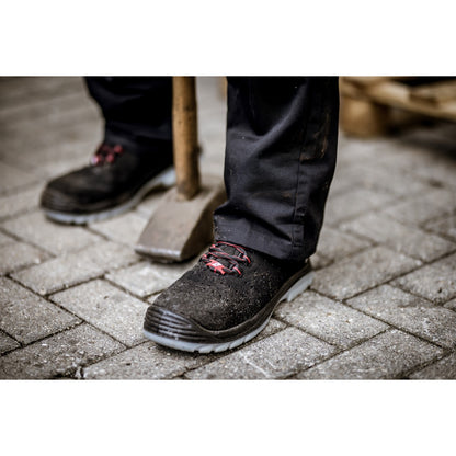 NITRAS MICRO STEP MID, stivali antinfortunistici S1 P, altezza media, neri