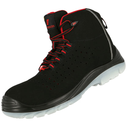 NITRAS MICRO STEP MID, stivali antinfortunistici S1 P, altezza media, neri