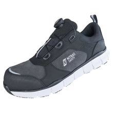NITRAS SONIC STEP FIT, scarpe basse di sicurezza S3S FO HRO SC SR, grigio / nero