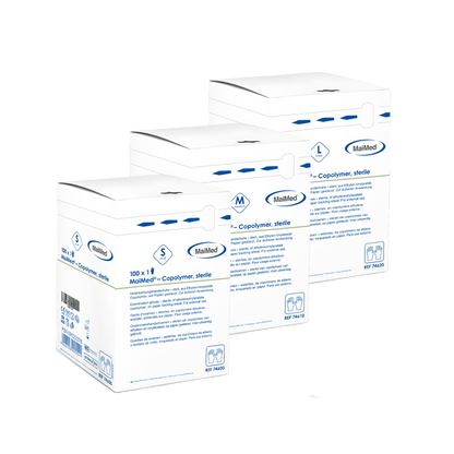 Guanti sterili monouso in copolimero MaiMed