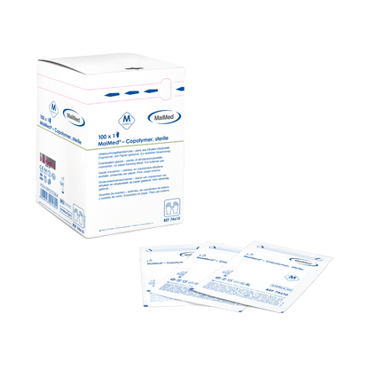 Guanti sterili monouso in copolimero MaiMed