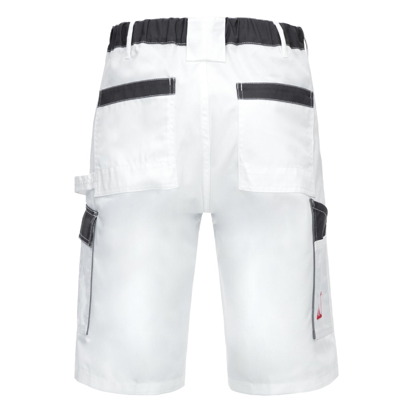 NITRAS MOTION TEX LIGHT, pantaloni da lavoro, corti, bianco/grigio