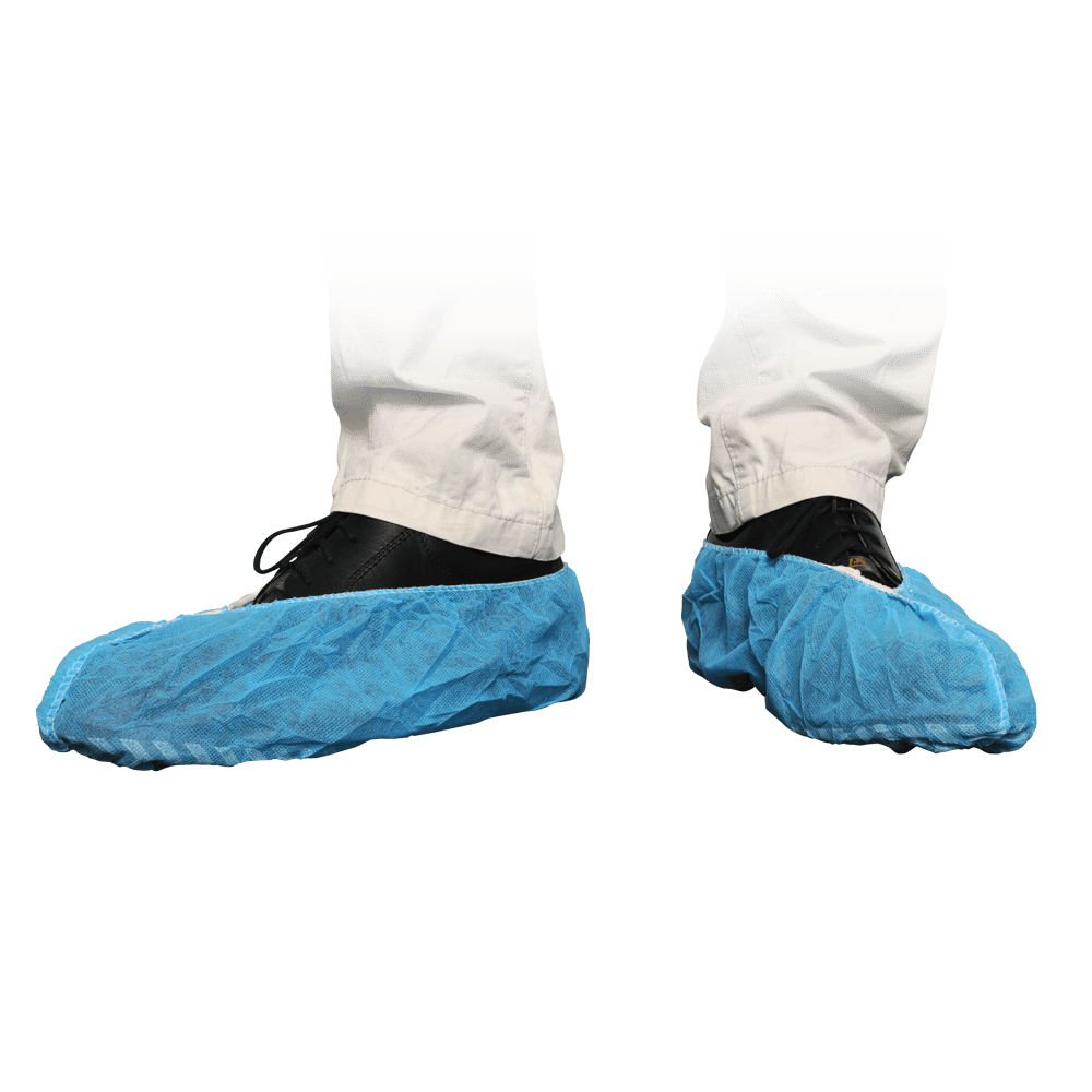 MaiMed-Cover Copriscarpe in ABS copriscarpe usa e getta in PP, blu, 50 pezzi/confezione. | Confezione (50 pezzi)