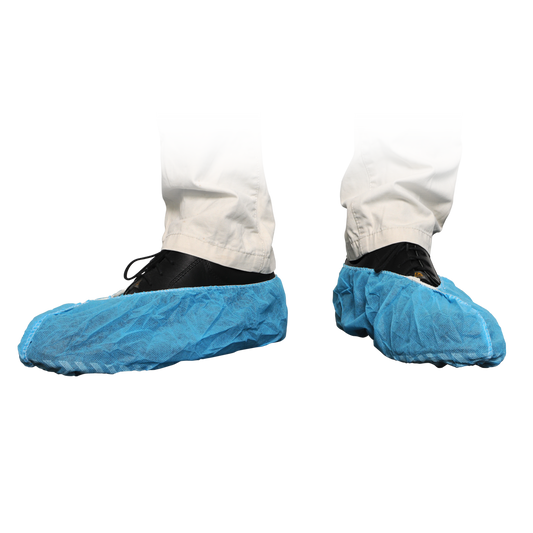 MaiMed-Cover Copriscarpe in ABS copriscarpe usa e getta in PP, blu, 50 pezzi/confezione. | Confezione (50 pezzi)