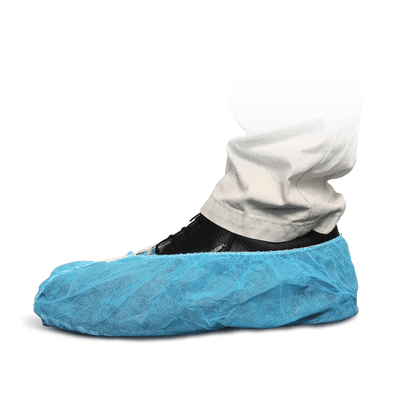 MaiMed-Cover Copriscarpe in ABS copriscarpe usa e getta in PP, blu, 50 pezzi/confezione. | Confezione (50 pezzi)