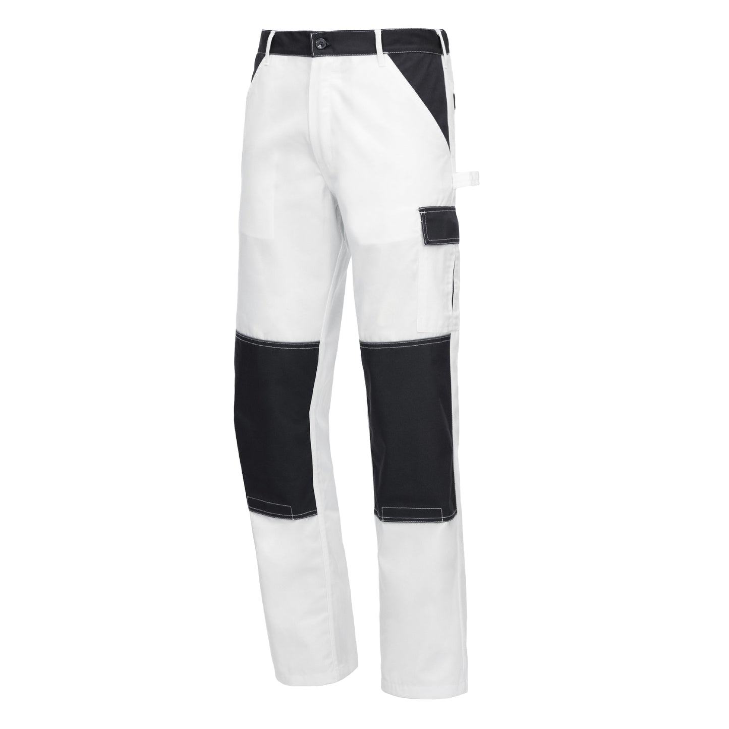 NITRAS MOTION TEX LIGHT, pantaloni da lavoro, lunghi, bianco/grigio