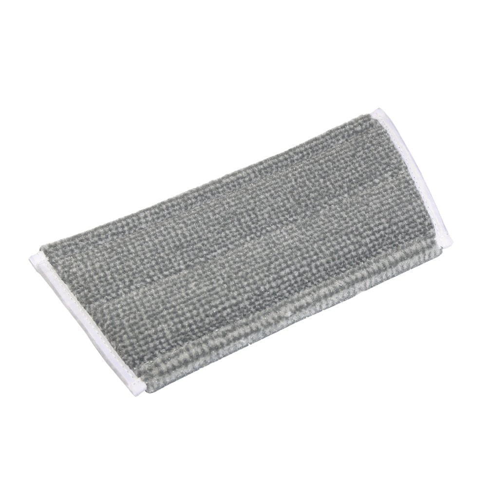 Il TASKI Jonmaster Pro HD Scheuermopp della Diversey Deutschland GmbH & Co. OHG è un pad in microfibra rettangolare grigio con bordo bianco, ideale per compiti di pulizia professionale.