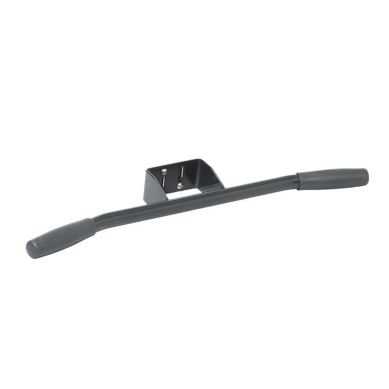 Il TASKI Stossbügel piccolo, manico piccolo di Diversey Deutschland GmbH & Co. OHG è un compatto gancio in metallo nero con impugnatura ergonomica e estremità gommate, oltre a un supporto centrale per un facile montaggio a parete o a superficie. Confezione: 1 pezzo.