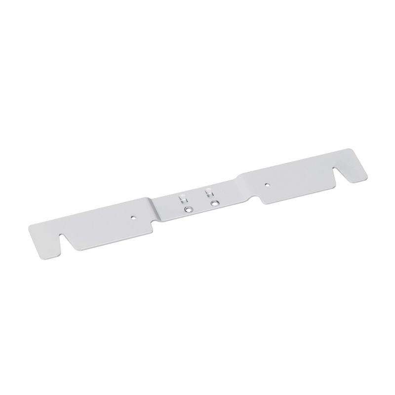 Il supporto per accessori TASKI piccolo (350 mm) di Diversey Deutschland GmbH & Co. OHG è un supporto piatto con tre fori, due viti centrali e estremità dentellate, che consente una gestione versatile degli accessori di pulizia. Confezione: 1 pezzo.