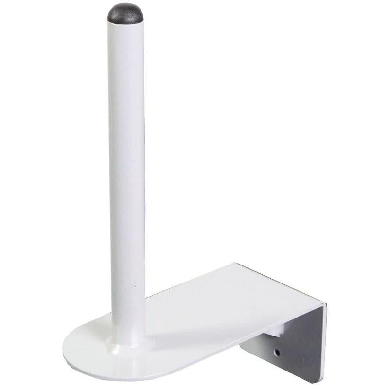 Il porta rotoli TASKI della Diversey Deutschland GmbH & Co. OHG è un supporto da parete per rotoli da cucina e oggetti simili, dotato di un'asta verticale e una base piatta per un facile montaggio e viene fornito in confezione singola.