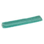 Il panno in microfibra verde TASKI JM Ultra Interior Mop (40g) di Diversey Deutschland GmbH & Co. OHG ha una superficie morbida e strutturata per una pulizia interna efficace, è progettato per un supporto flessibile ed è raffigurato su uno sfondo bianco.