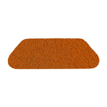 Das Twister HT S-Pad Orange (45x15 cm, 2 St., Diversey Deutschland GmbH & Co. OHG) ist ideal für die Tiefenreinigung von unbeschichteten Böden in stark frequentierten Bereichen - hier mit dicht gepackten orangefarbenen Borsten und abgerundeten Ecken auf weißem Grund.