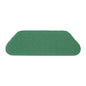 Ein grünes, rechteckiges TASKI Americo S-Pad 45 x 15 cm von Diversey Deutschland GmbH & Co. OHG für die Nass- oder Trockenreinigung ist vor einem weißen Hintergrund abgebildet.