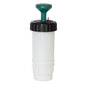 La bottiglia TASKI VersaPlus 2.0 da 0,6 L verde di Diversey è una bottiglia a pressione bianca da 600 ml con tappo a vite nero e manico verde, ideale per la pulizia professionale con i sistemi TASKI VersaPlus 2.0 (1 pezzo).
