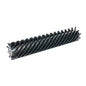 Spazzola cilindrica AERO 3500 1 pezzo di Diversey Deutschland GmbH & Co. OHG: Rullo a spazzola cilindrico con fibre a spirale nere su nucleo grigio - ideale per applicazioni di pulizia versatili.